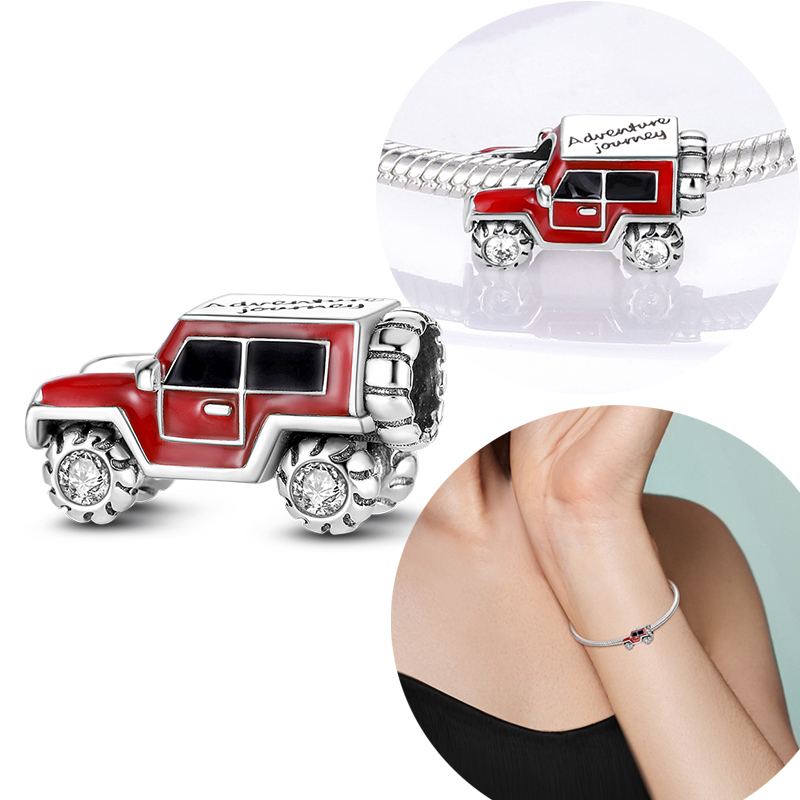 Women'S Jeep Accessories - Original 925 Sterling Silver Charms SUV