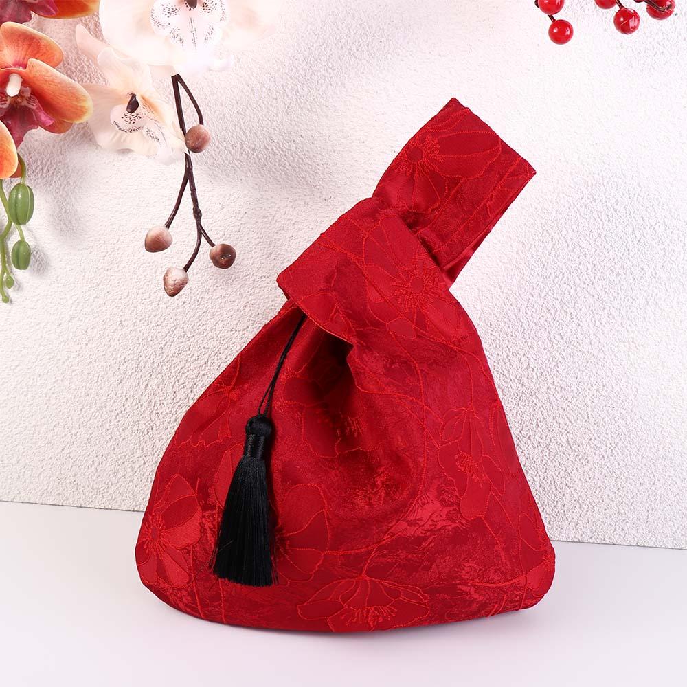 Women'S Accessories Handbags - Cheongsam Accessories Tassel Knot Wrist Bag
