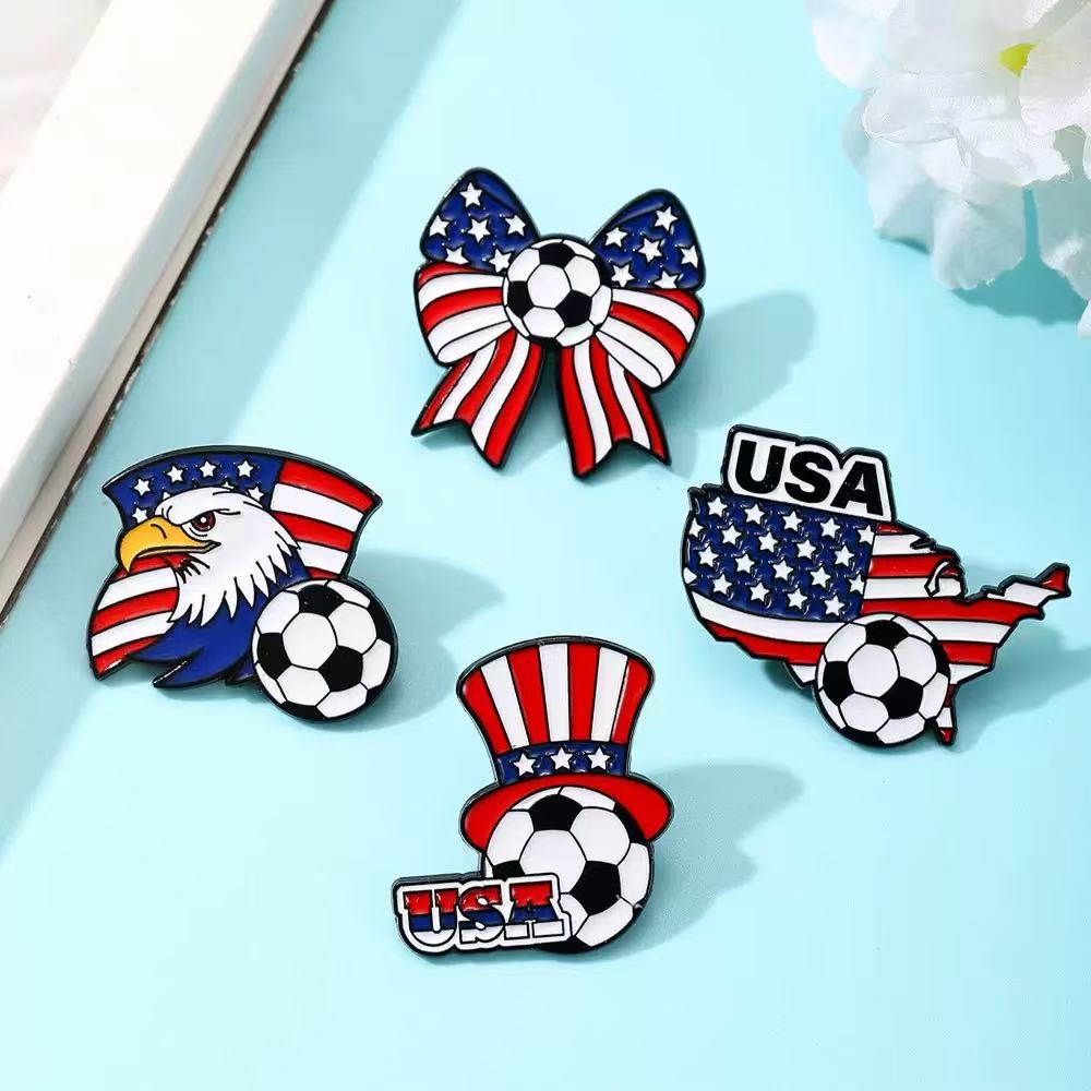 Women Accessories Usa - 4 PCS Chic Alloy Brooch For