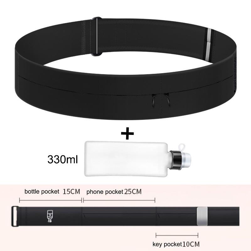 Running Belt Waist Bag with Wa - Women'S Exercise Accessories 评论和价格
