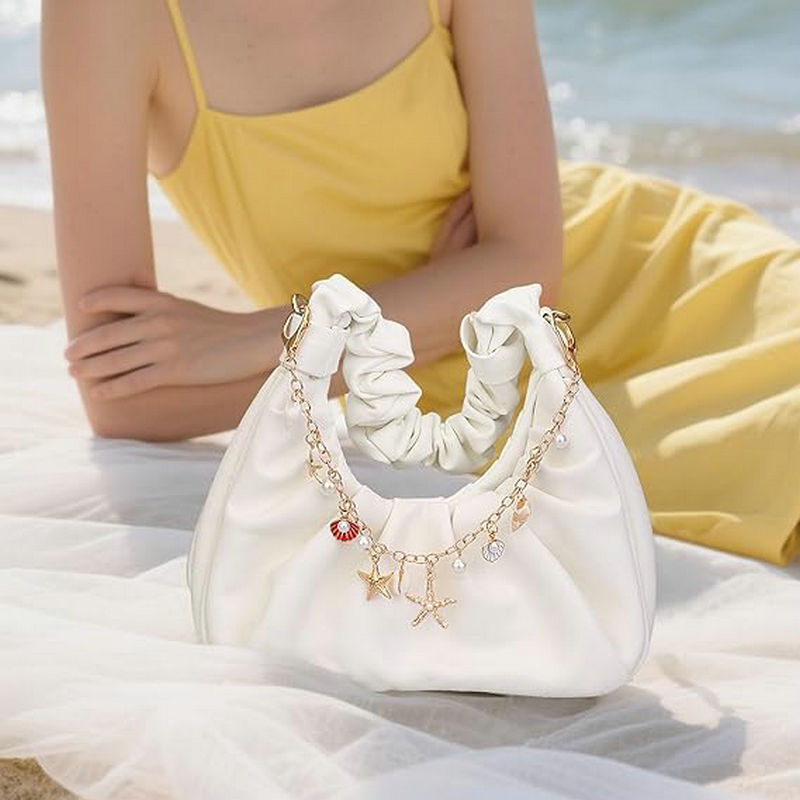 Bag Charms for Handbags Golden - Women'S Accessories Handbags 评论和价格