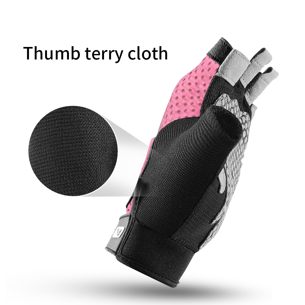 Half Finger Gloves Gym Fitness - Women'S Exercise Accessories 评论和价格