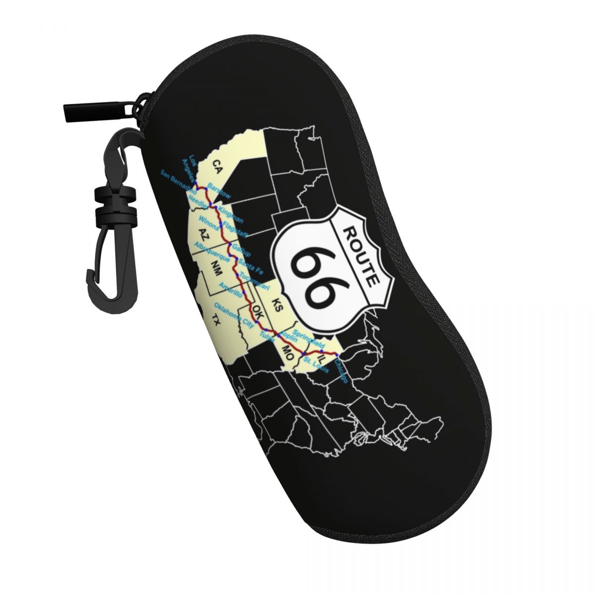 Custom Route 66 Map Shell Eyeg - Women Accessories Usa 评论和价格