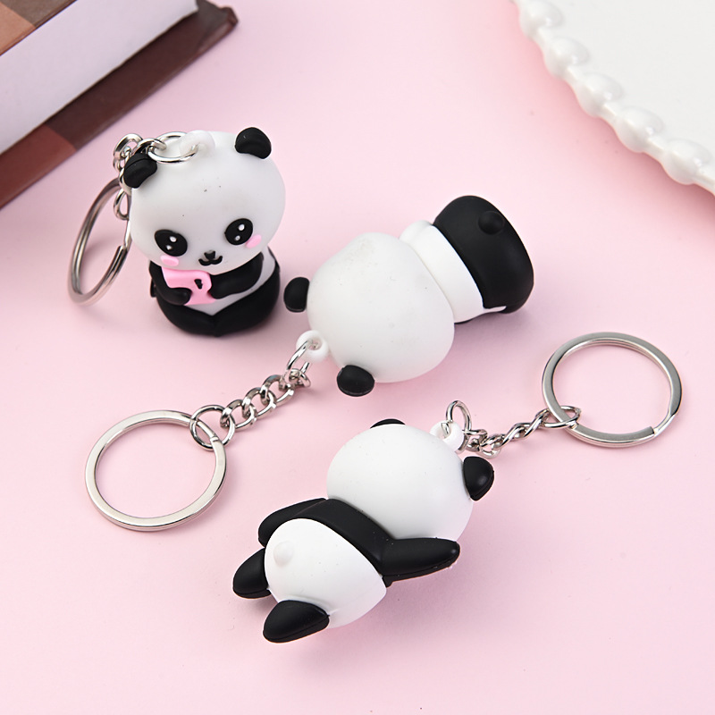 Cute Cartoon Couple Panda Keyc - Women'S Accessories Gift Ideas 评论和价格