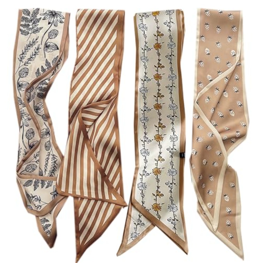 WENLOOY 4 Pack Purse Scarf Bag - Women'S Accessories Handbags 评论和价格