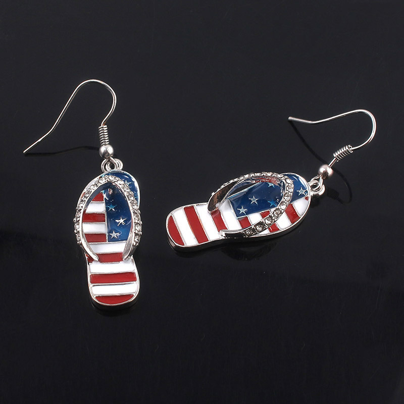 American Flag Earrings USA Dro - Women Accessories Usa 评论和价格