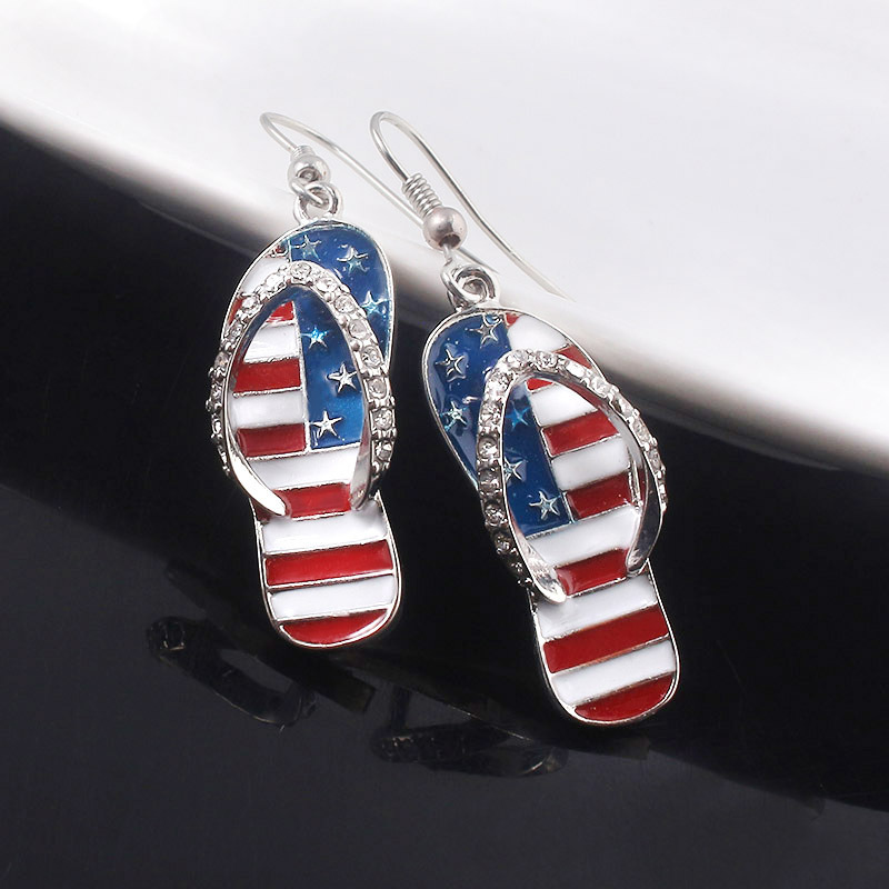 American Flag Earrings USA Dro - Women Accessories Usa 评论和价格