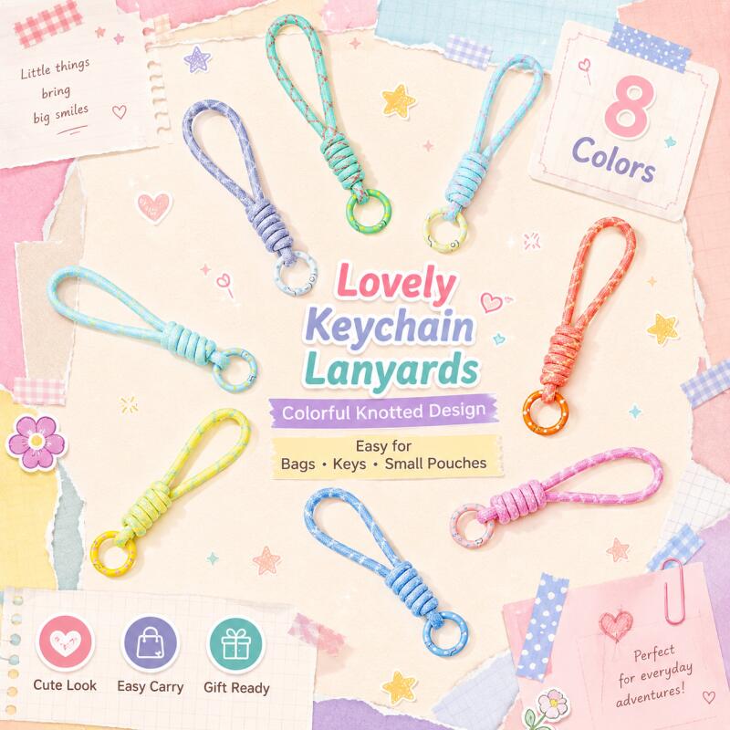 2~5pcs Colorful Braided Keycha - Women'S Key Accessories 评论和价格