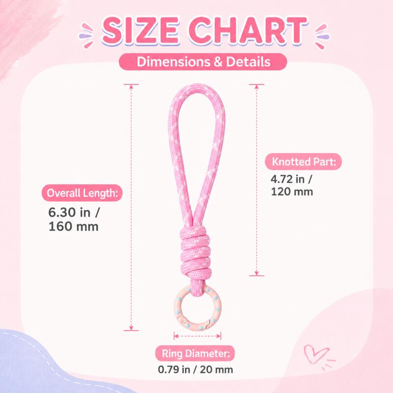 2~5pcs Colorful Braided Keycha - Women'S Key Accessories 评论和价格