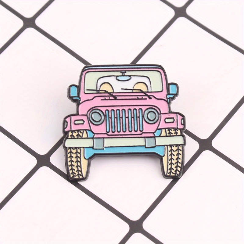 Adorable Pink Jeep Cartoon Ena - Women'S Jeep Accessories 评论和价格