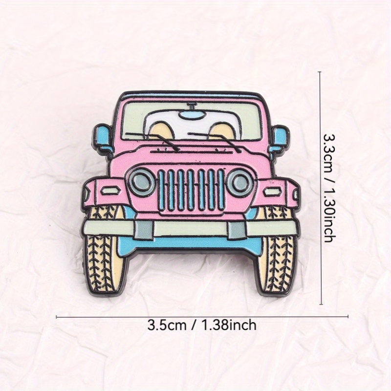 Adorable Pink Jeep Cartoon Ena - Women'S Jeep Accessories 评论和价格