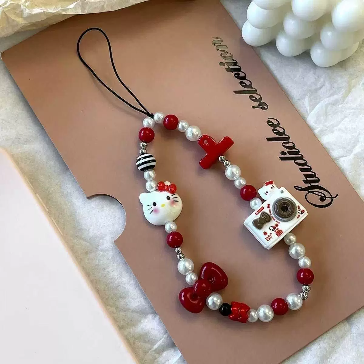 Ins Sweet Kawaii Hello Kitty   - Women'S Key Accessories 评论和价格