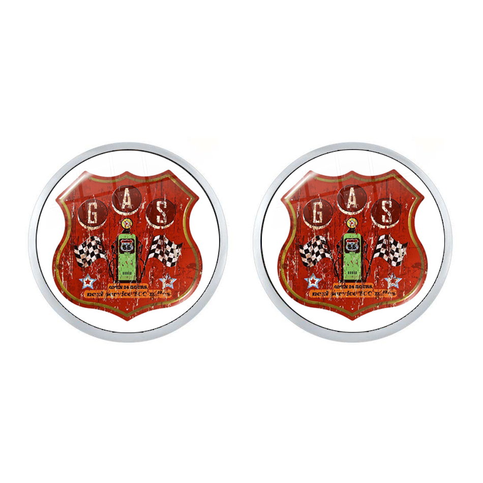 New Route US 66 Earrings 12mm  - Women Accessories Usa 评论和价格