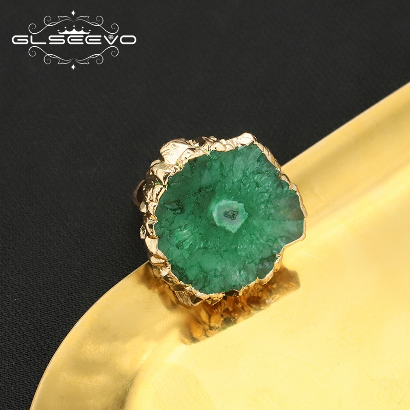 GLSEEVO Green Natural Stone Ad - Women'S Accessories Gift Ideas 评论和价格