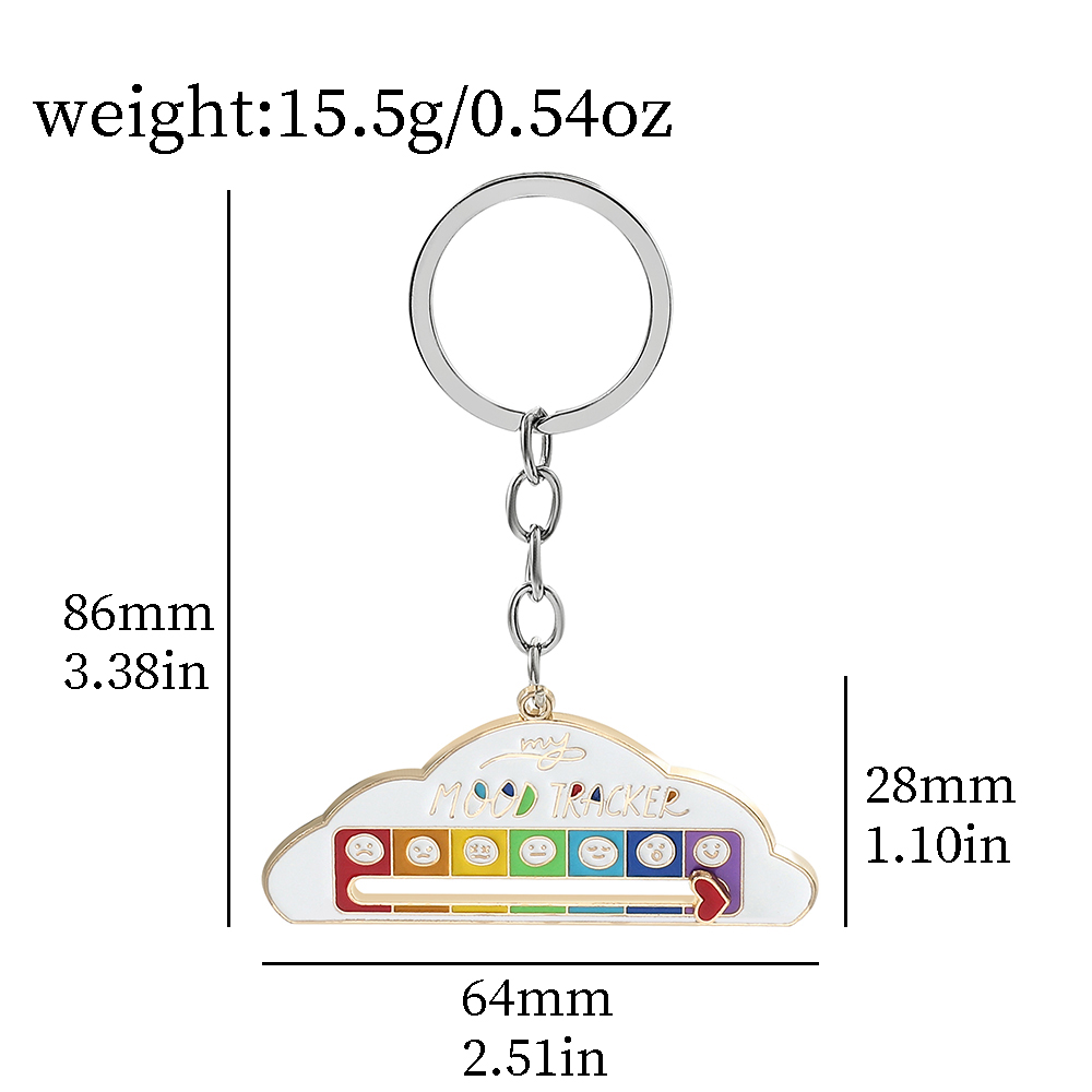 Cloud Shape Keychain Sliding I - Women'S Key Accessories 评论和价格