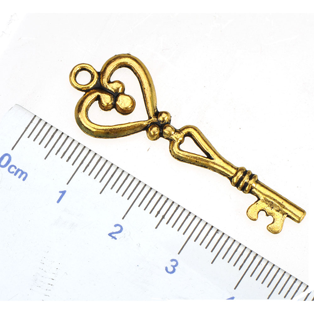 40pcs Gold Keys Charms Pendant - Women'S Accessories Manufacturers 评论和价格