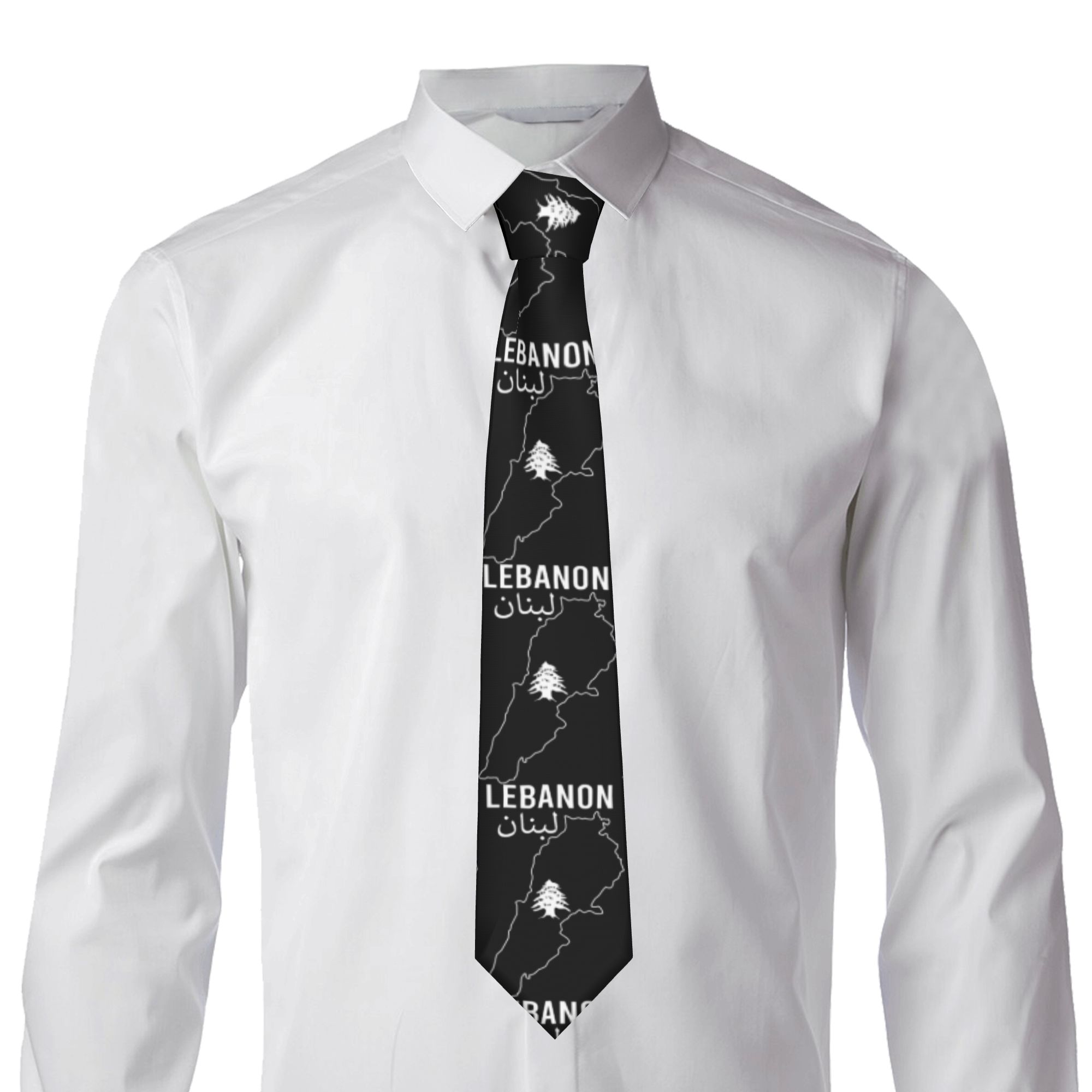 Lebanon Flag Map Beirut Tie Ce - Women Accessories Lebanon 评论和价格