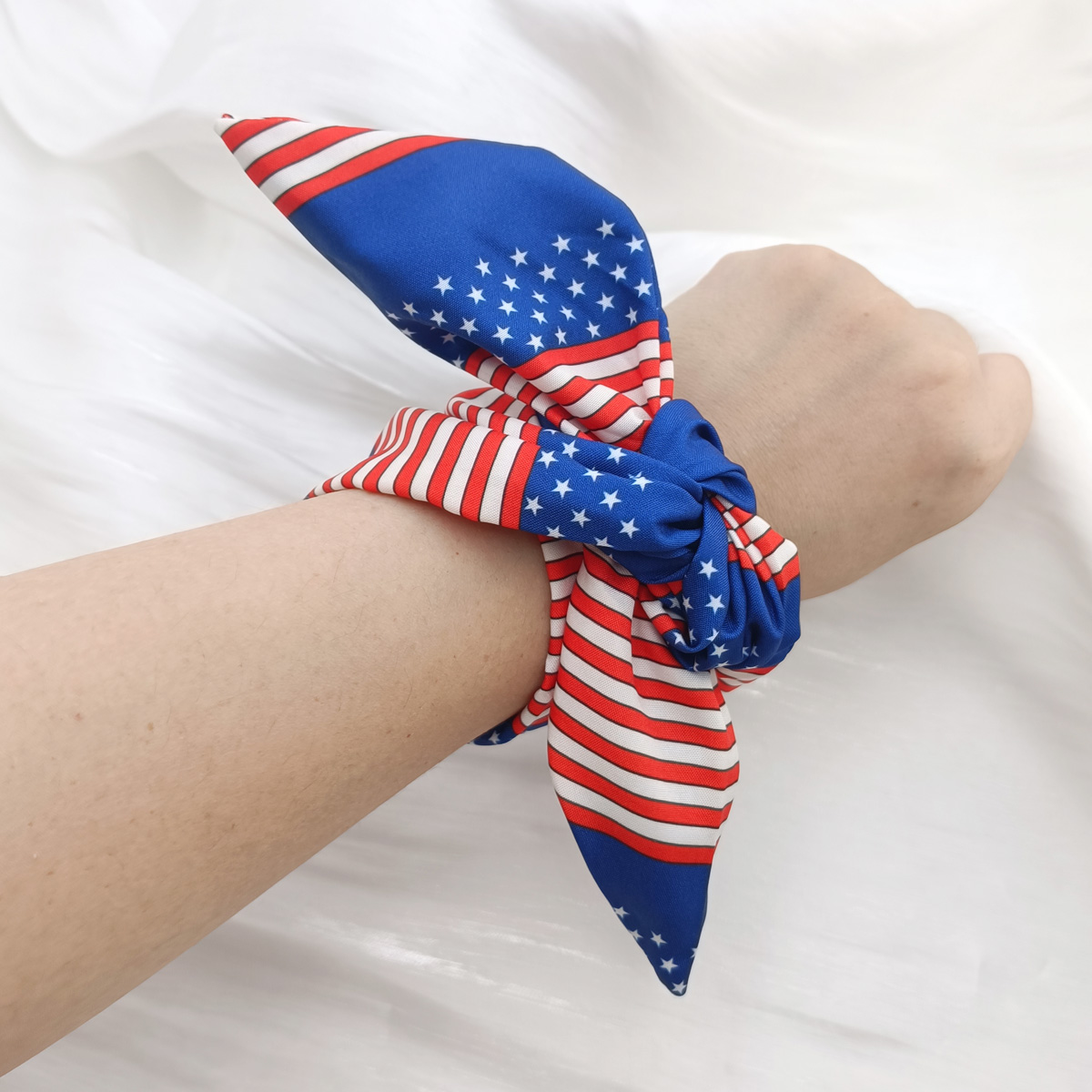 1 PCS USA Flag Hair Scrunchies - Women Accessories Usa 评论和价格