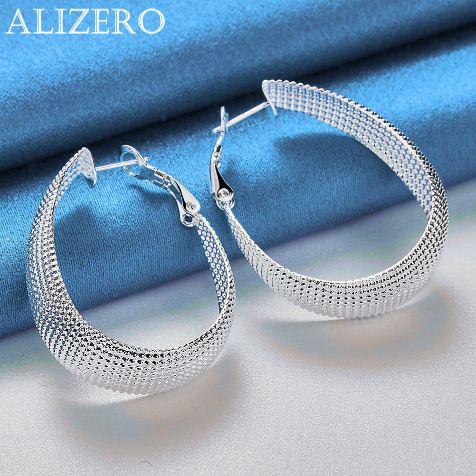ALIZERO 925 Sterling Silver Ov - Women'S Accessories Gift Ideas 评论和价格